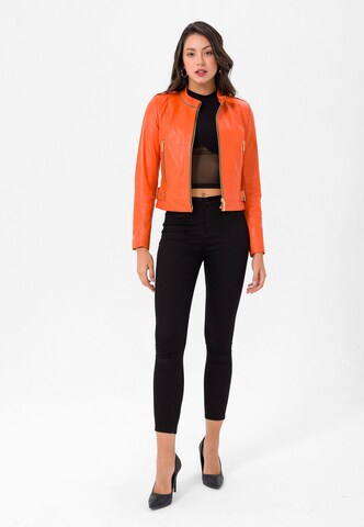 Jimmy Sanders Jacke in Orange