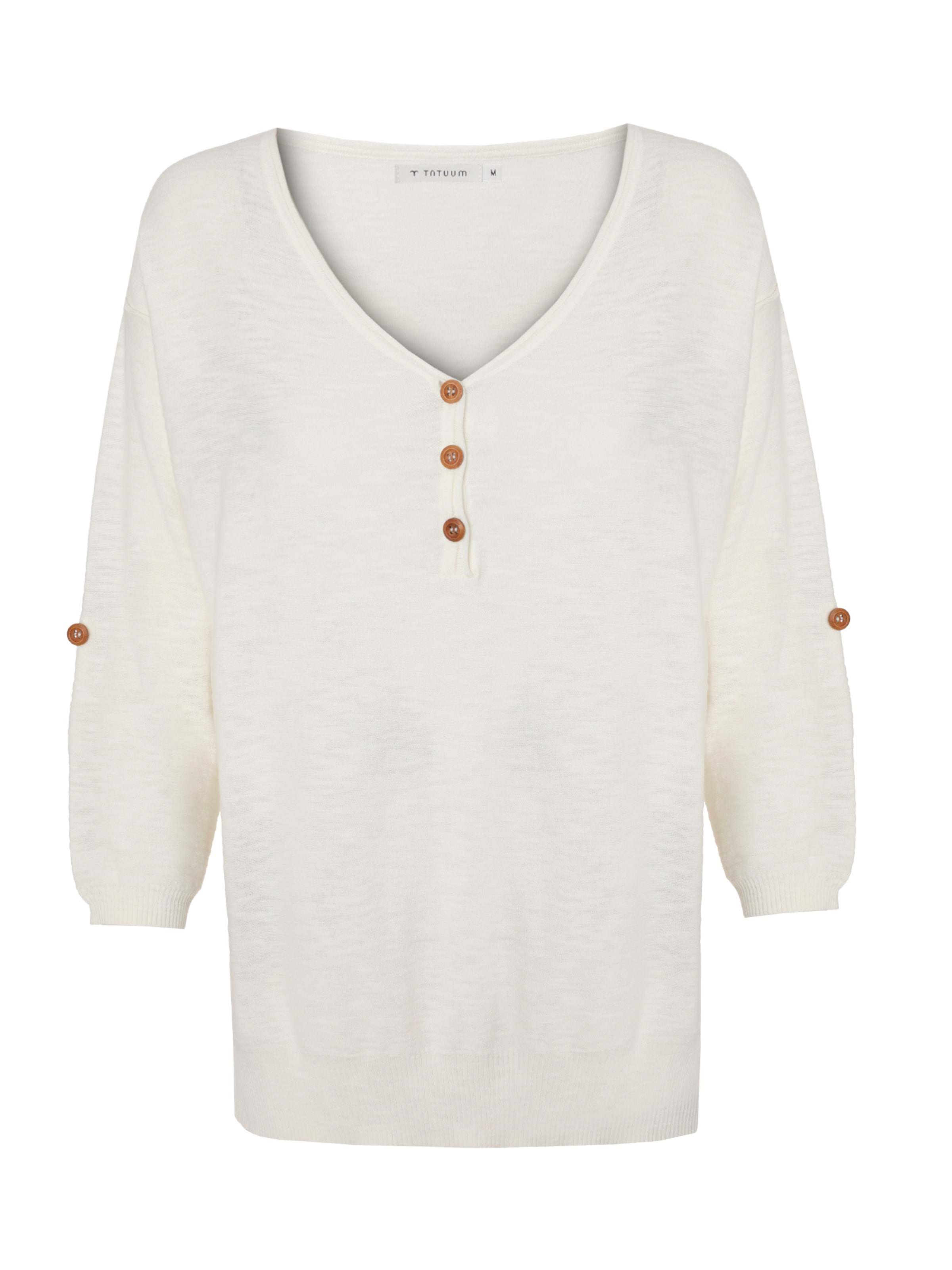 TATUUM Sweatshirt &#x27;Lila&#x27; in Wit: voorkant