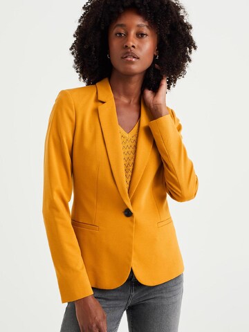 WE Fashion Marynarka w kolorze żółty: przód