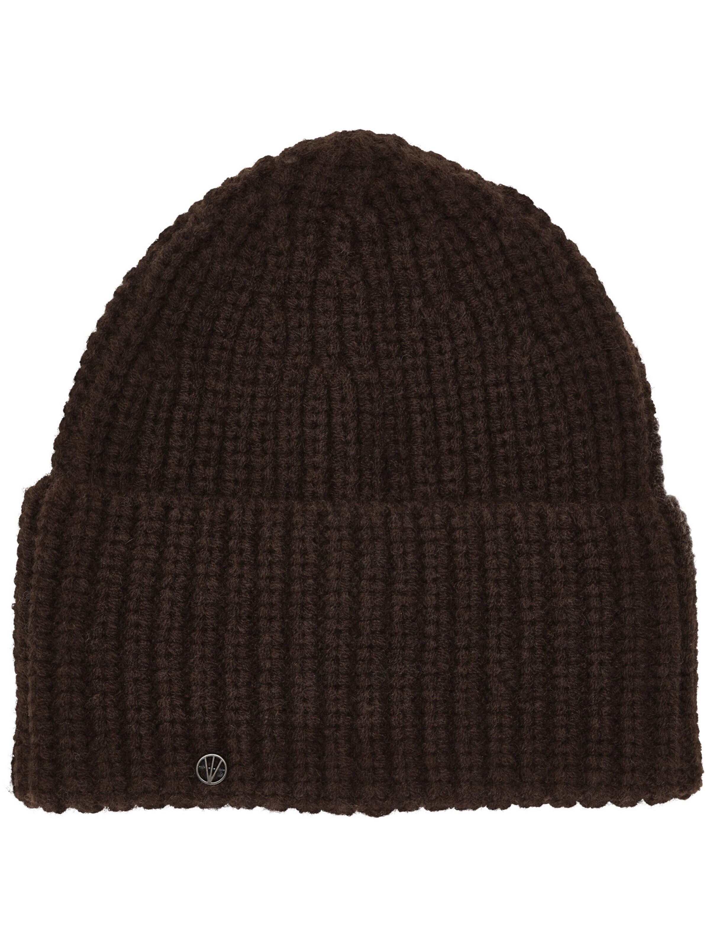 LOEVENICH Beanie in Brown: front