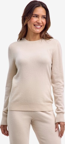 FALKE Pullover 'Pure Cashmere' in Weiß: Vorderseite