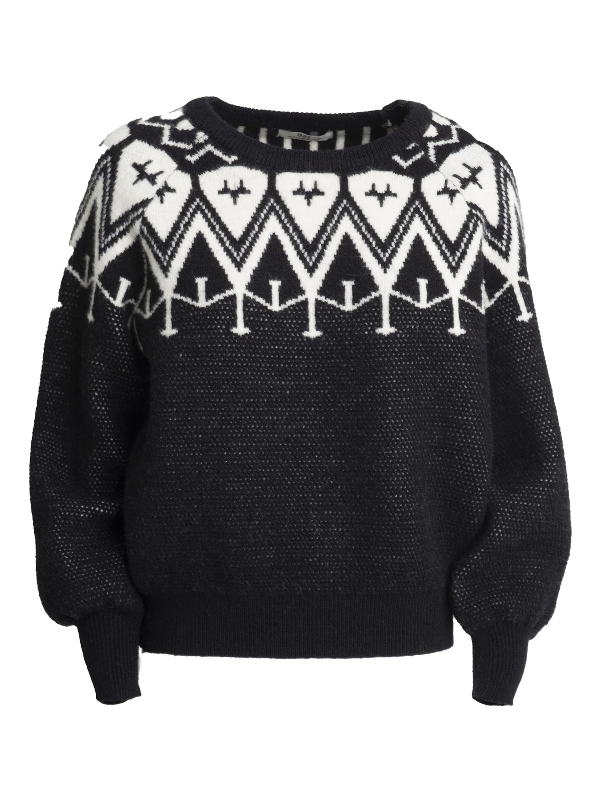 Influencer Пуловер в черно: отпред