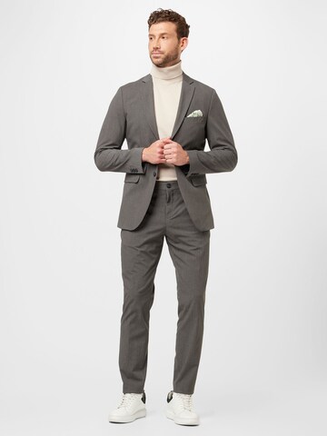 Coupe slim Costume 'LIAM' SELECTED HOMME en gris