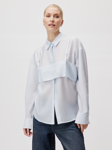 Camicia da donna 'Doro' di LeGer by Lena Gercke in blu: frontale