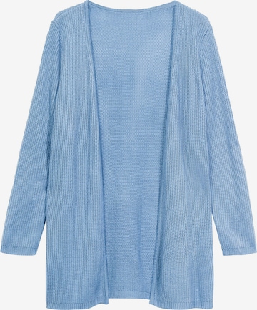 SHEEGO Knit Cardigan in Blue: front