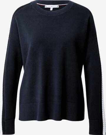 Pull-over TOMMY HILFIGER en bleu : devant