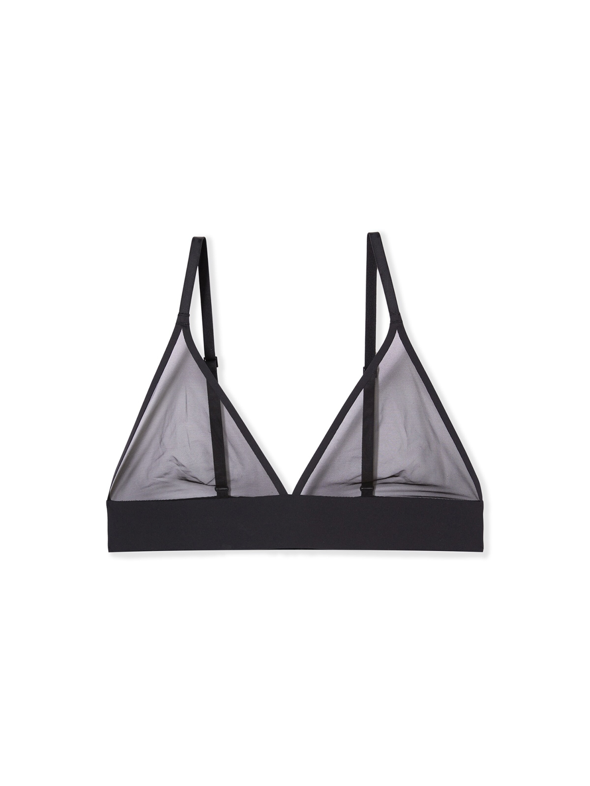 ETAM Triangel BH 'Pure' in Schwarz: Vorderseite