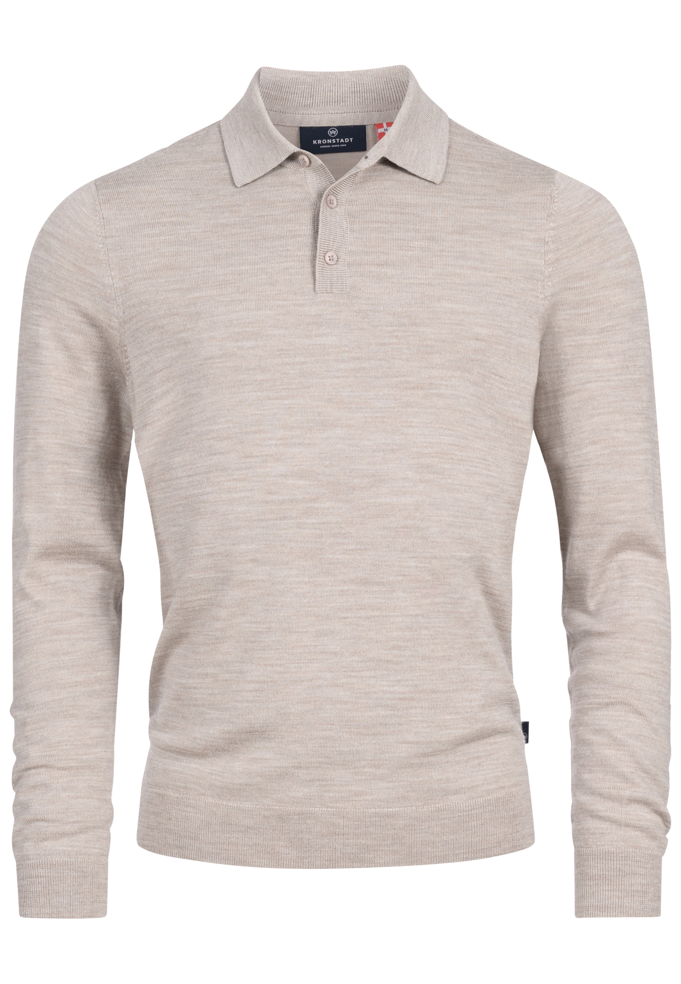 Kronstadt Sweater 'Johannes' in Beige: front