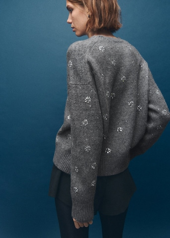 MANGO Trui 'Brillo' in Grijs