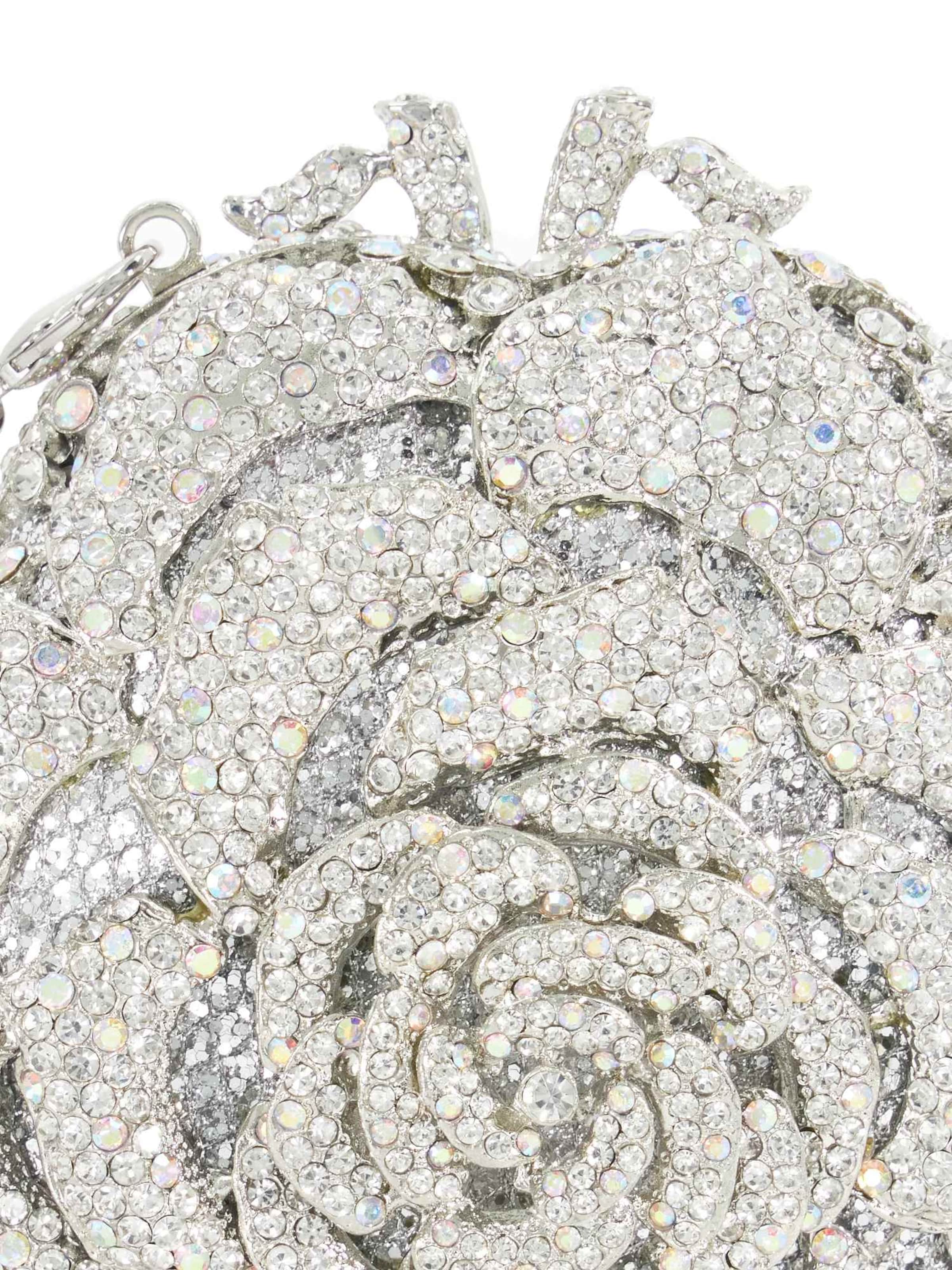 Dune LONDON Clutch 'BLING' in Silver