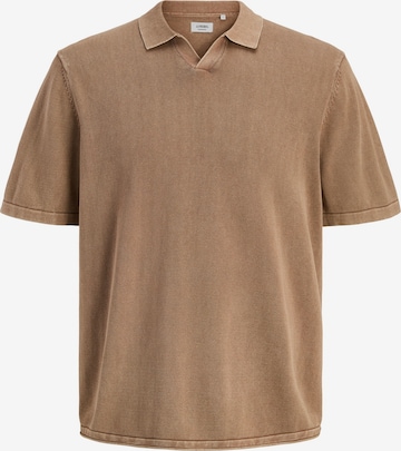 JJ Rebel Tröja 'JREBJAMES' i brun: framsida