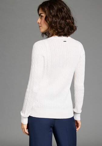 LAURA SCOTT Strickjacke in Weiß