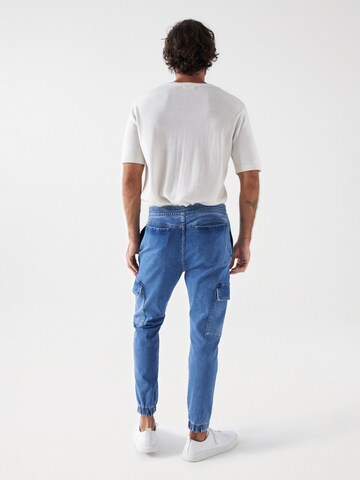 Salsa Jeans Tapered Jeans in Blauw