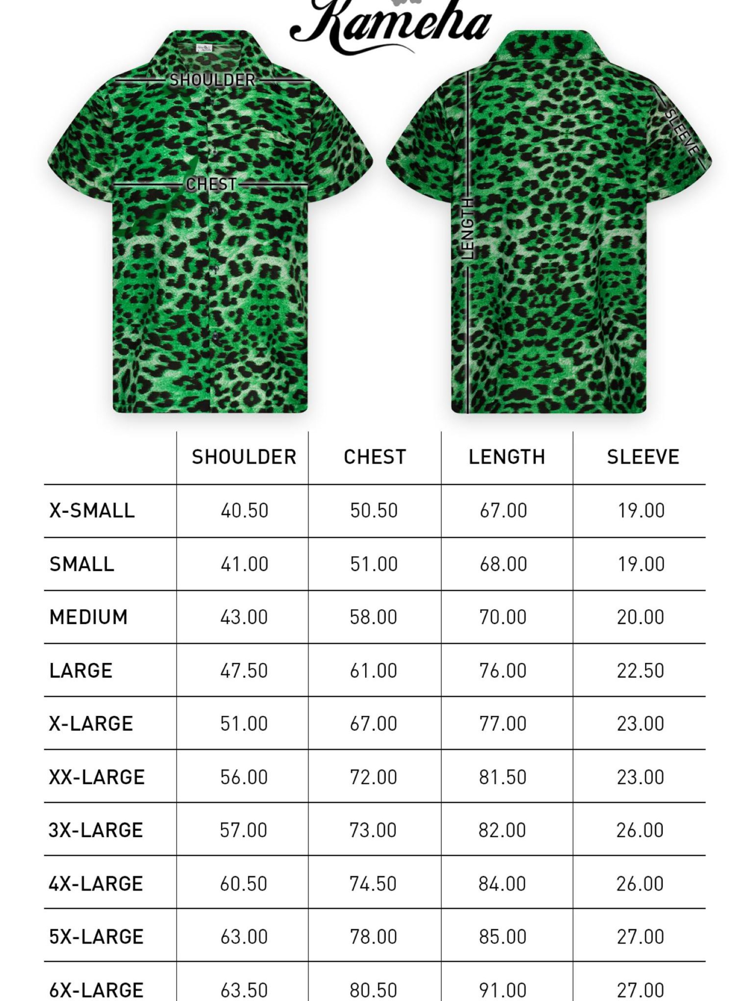 King Kameha Shirt 'Leopard'‌‌‌ in Grün