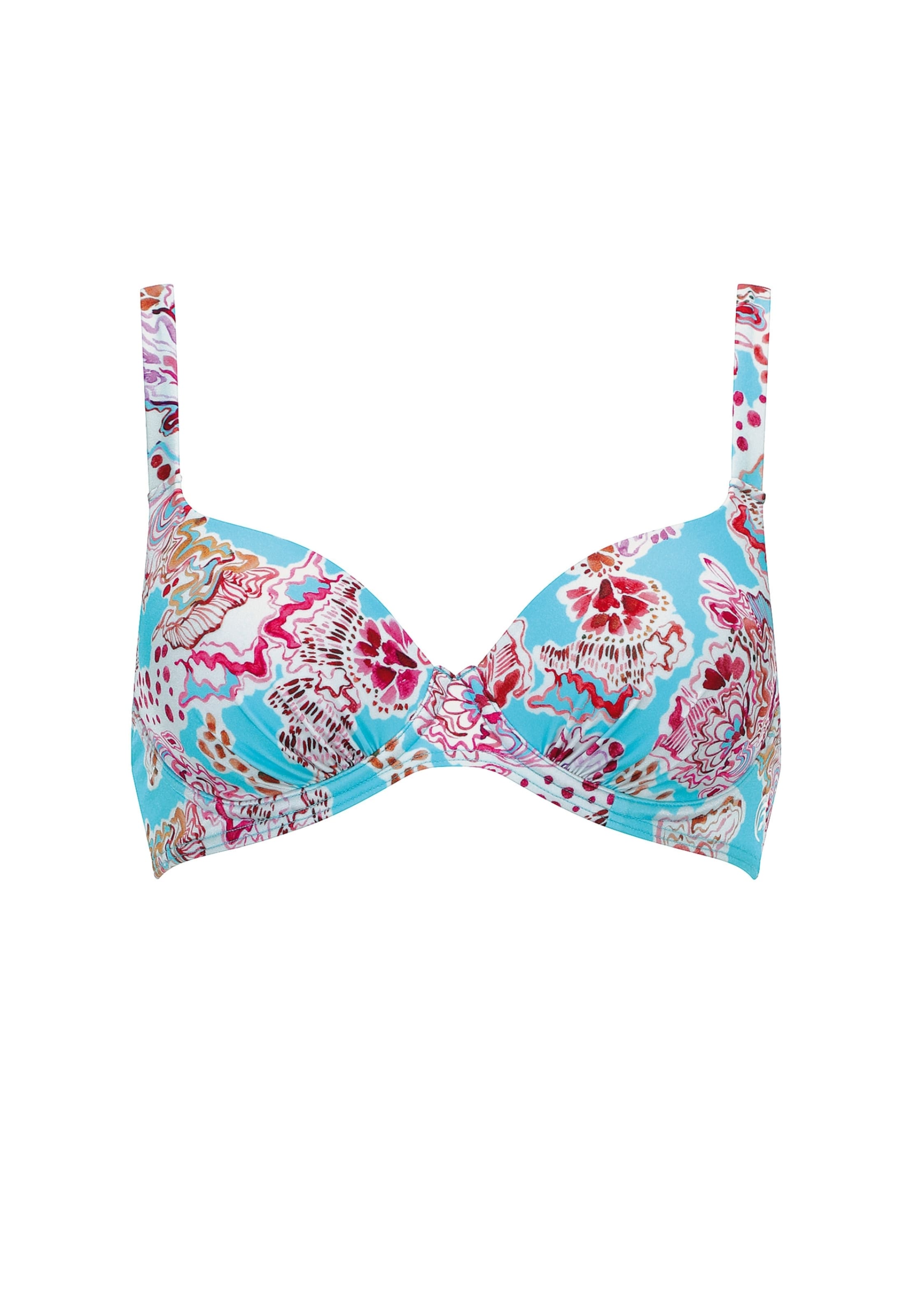 OLYMPIA Classic Bikini Top in Mixed colors: front