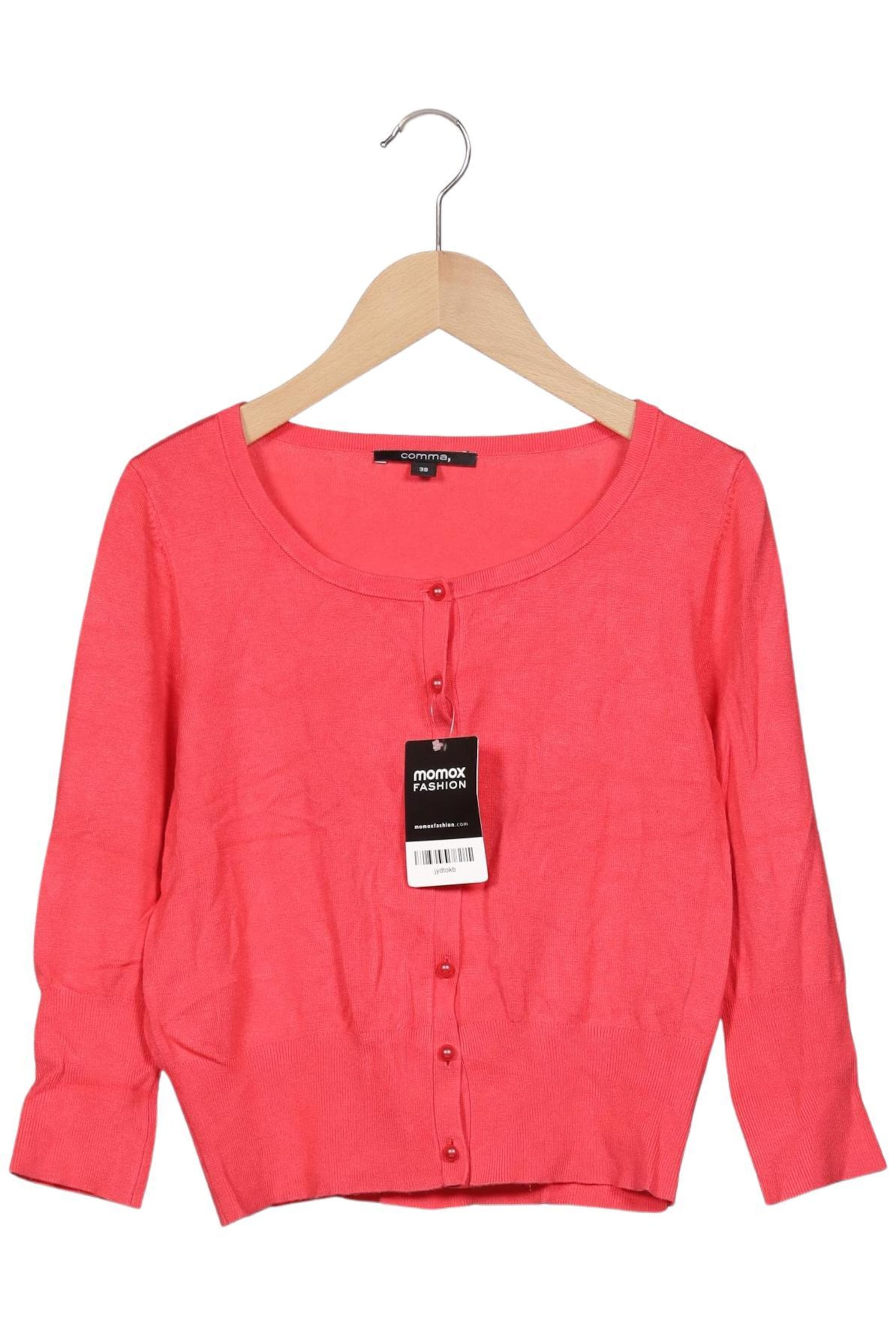 COMMA Strickjacke M in Pink: Vorderseite