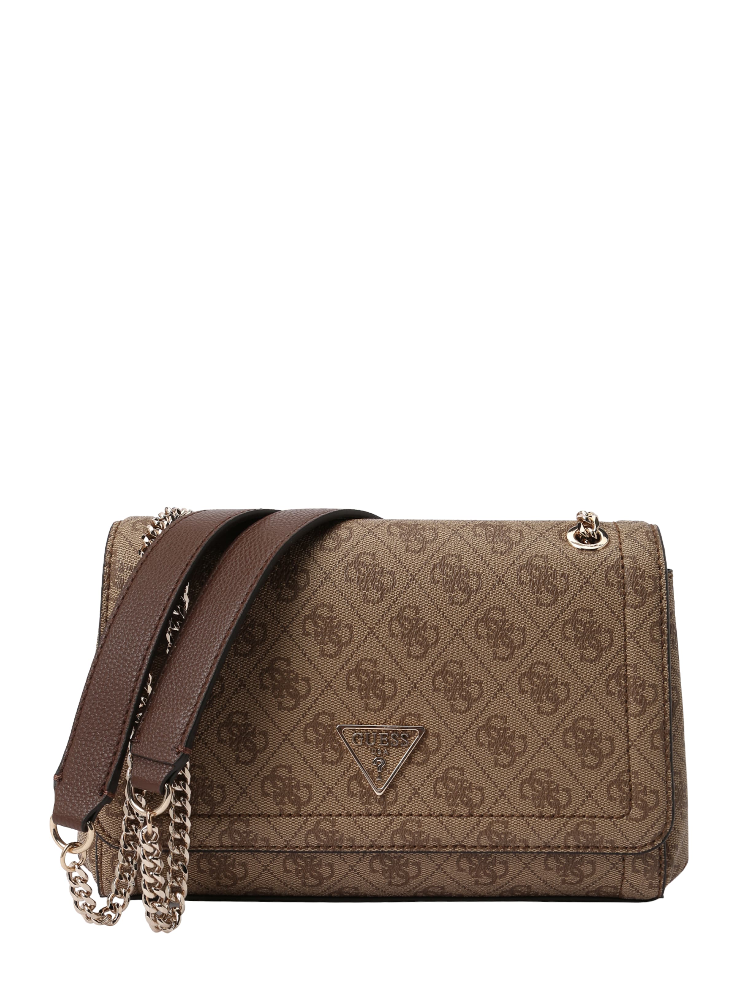 GUESS Чанта за през рамо 'Noelle' в бежово: отпред