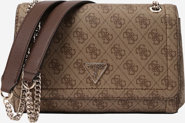 GUESS Skuldertaske 'Noelle' i beige: forside