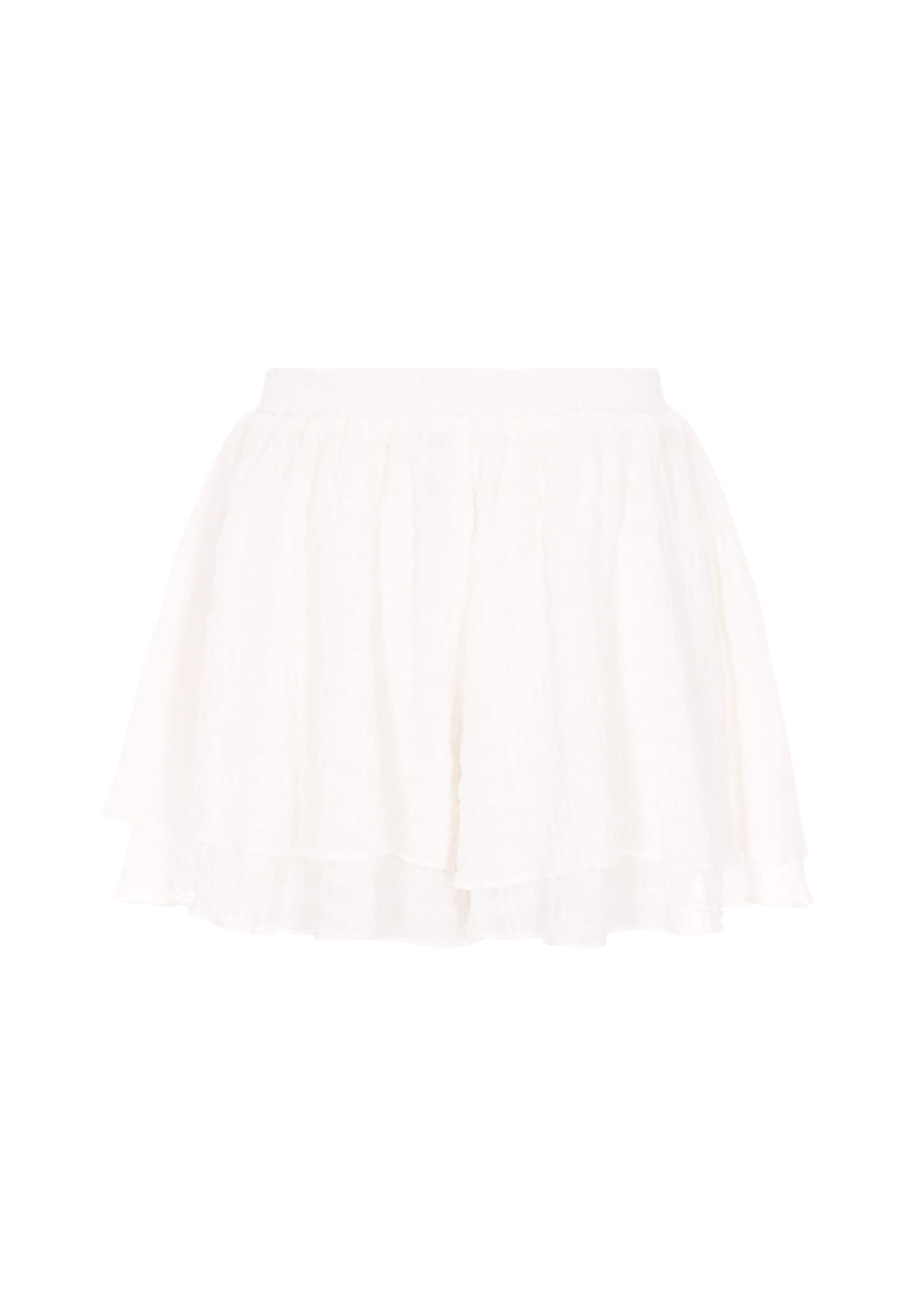 Pantalon 'Festive' faina en blanc : devant
