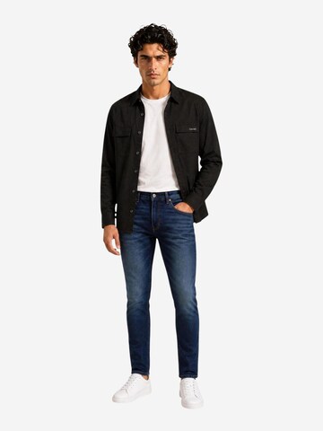Calvin Klein Jeans Regular fit Overhemd 'LV04RG117G' in Zwart