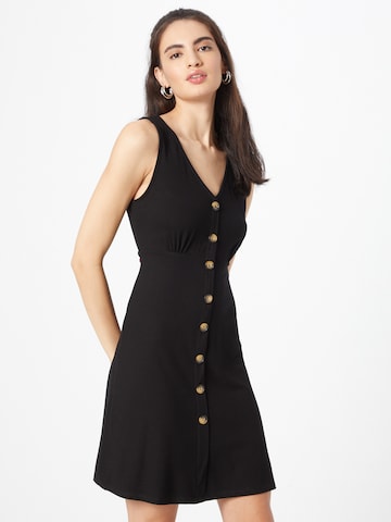 ABOUT YOU Knitted dress 'Carey' in Black: front