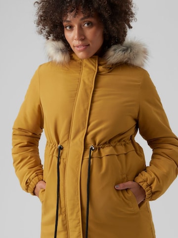 MAMALICIOUS - Parka de inverno 'Jessi' em castanho