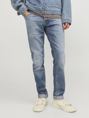 JACK & JONES Slimfit Farmer 'GLENN WARD' - kék: elől