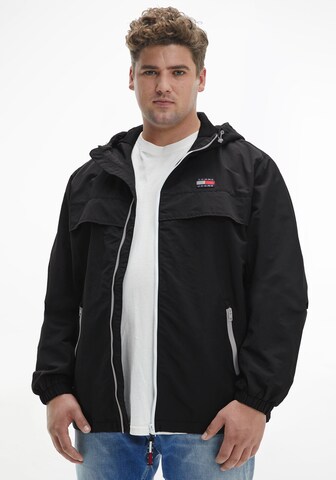 Tommy Jeans Plus Between-Season Jacket 'Chicago' in Black: front