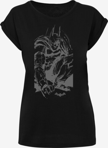 T-shirt 'DC Comics Batman Arkham Knight' F4NT4STIC en noir : devant