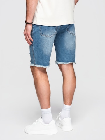 Ombre Regular Jeans‌ in Blau