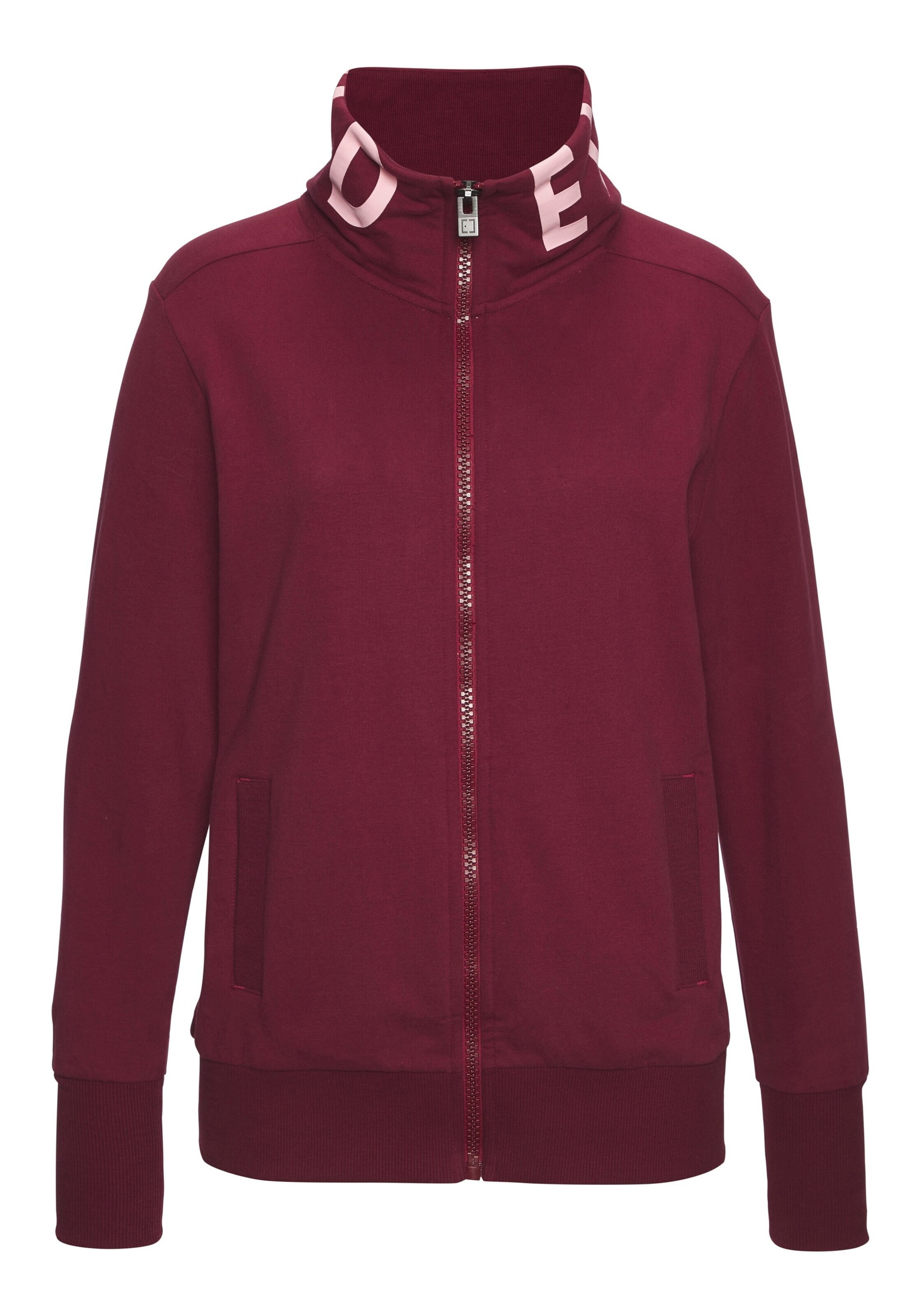 Elbsand Sweatjacke in Rot: Vorderseite