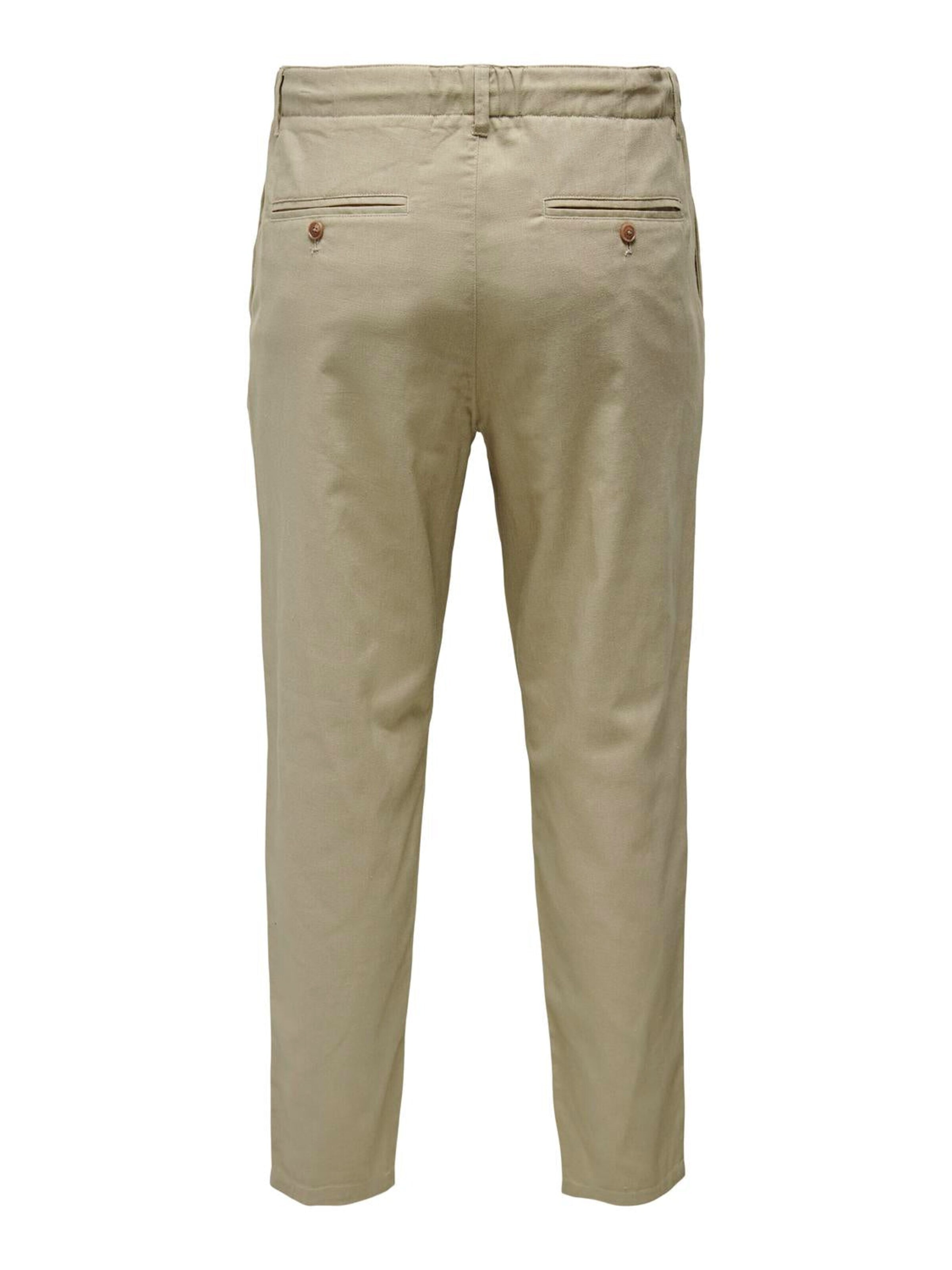 Effilé Pantalon '22025785' Only & Sons en beige