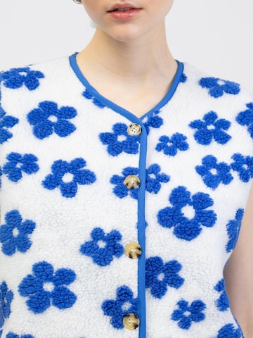 BROKE + SCHÖN Strickweste 'Teddy' in Blau