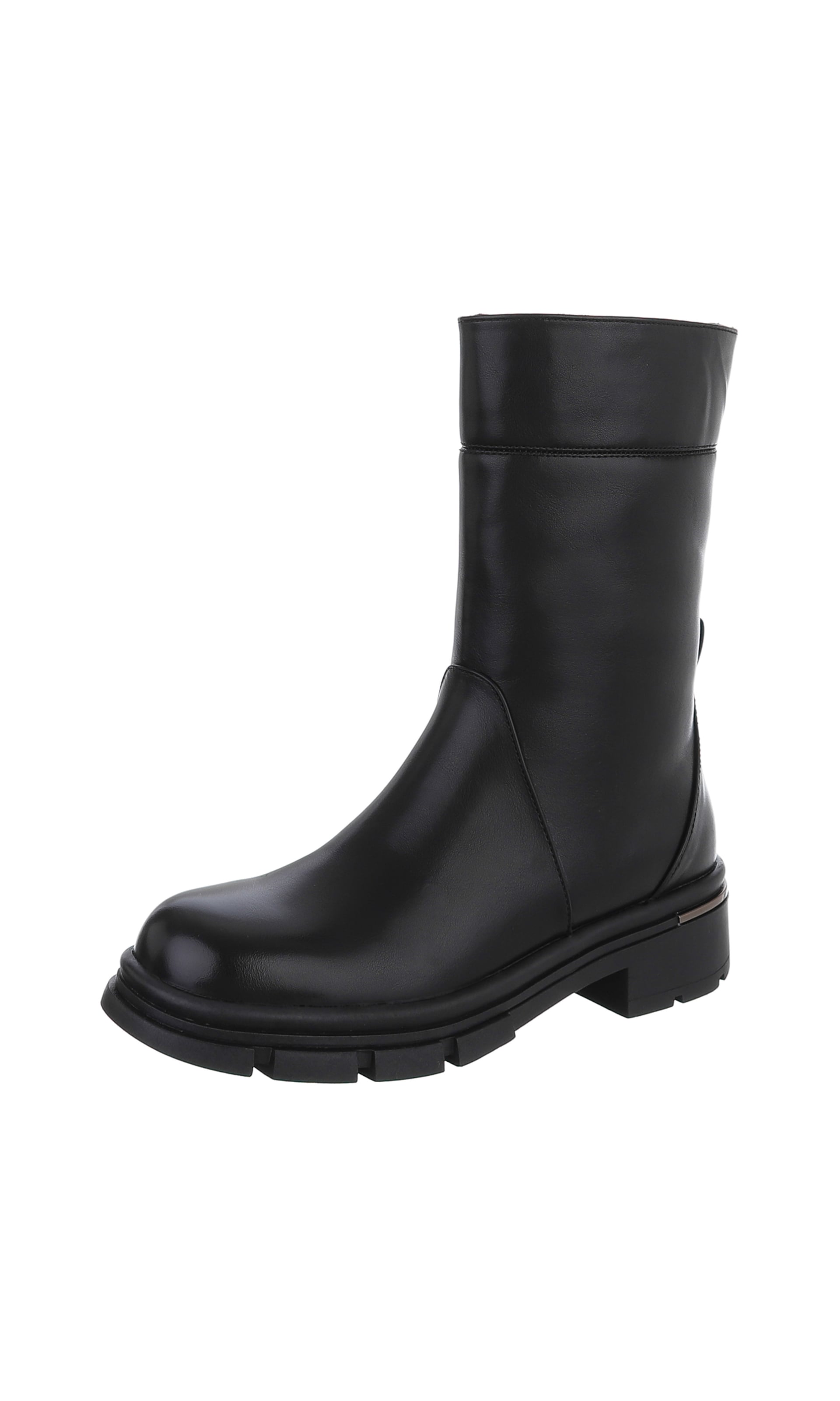 Ital-Design Ankle Boots in Black: front