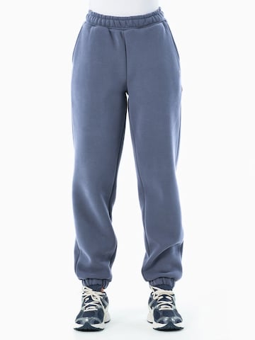 Organication Tapered Pants in Blue: front