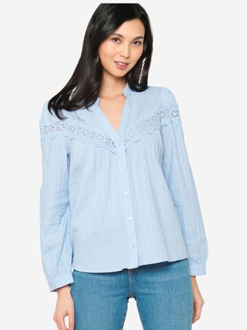 LolaLiza Blouse in Blue: front