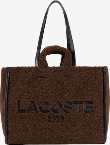 LACOSTE Ostoskassi 'Heritage' värissä ruskea: etupuoli