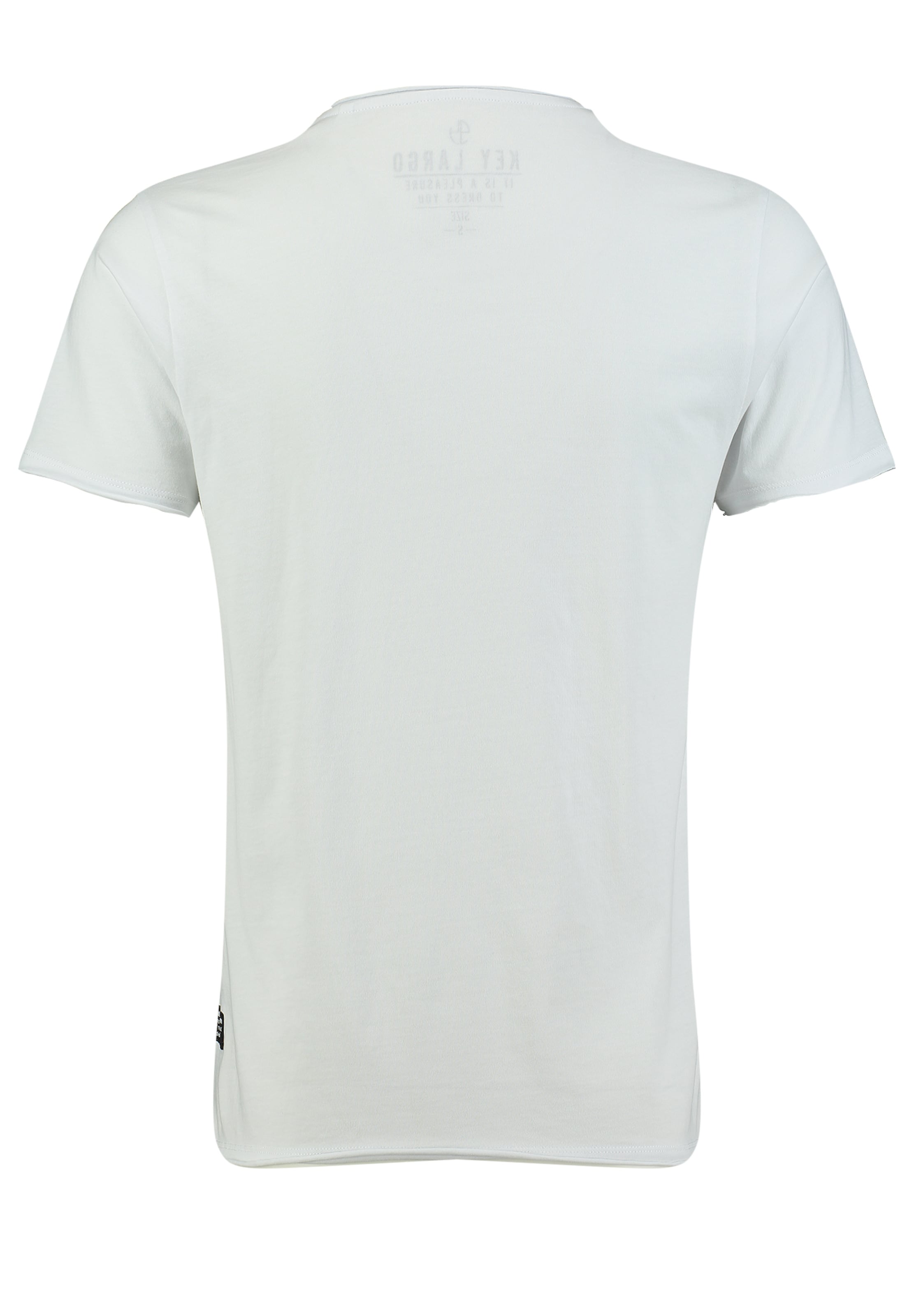 T-Shirt 'Attitude' Key Largo en blanc