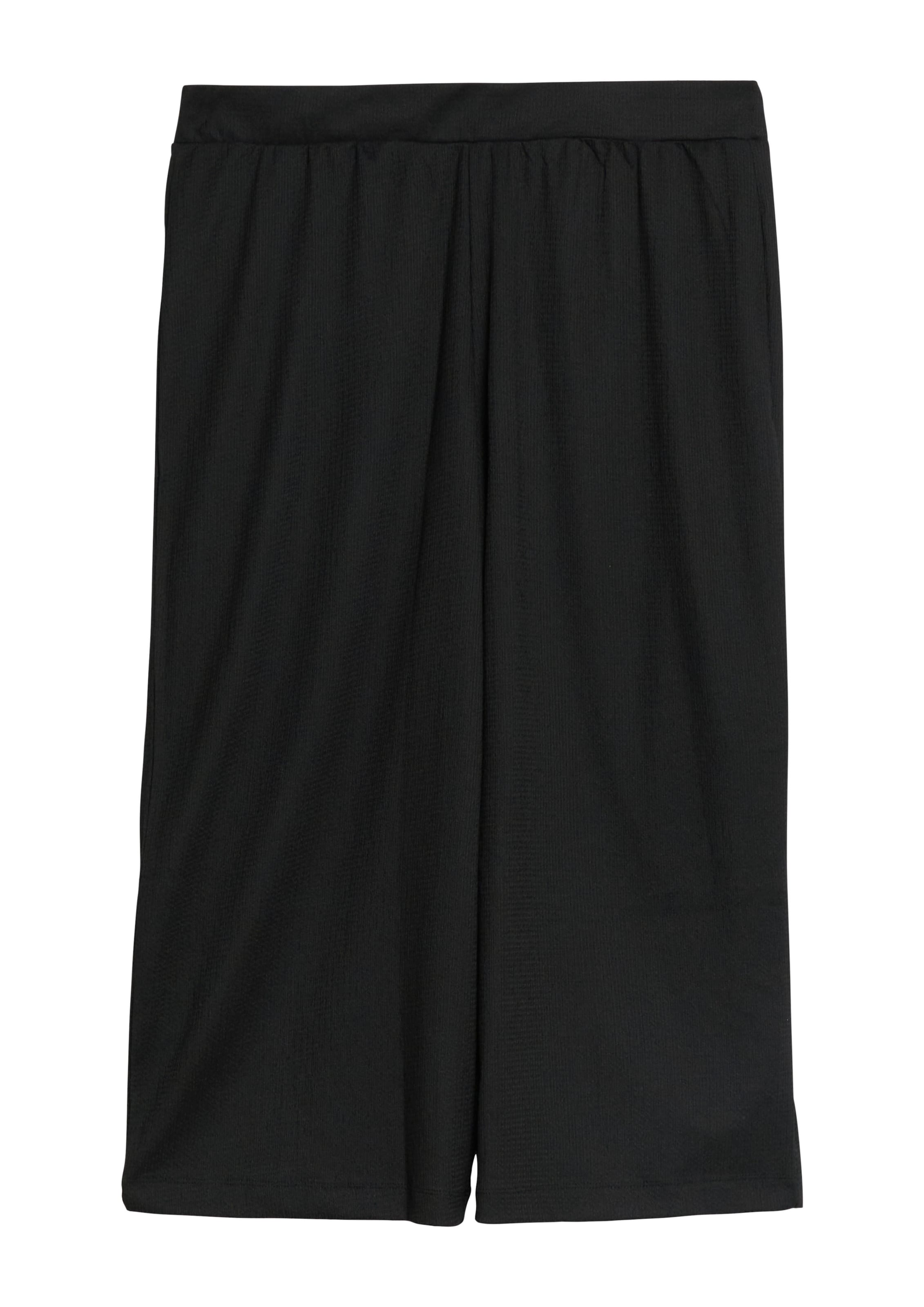 s.Oliver Wide leg Trousers in Black: front
