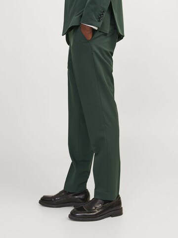 JACK & JONES Slim fit Pleated Pants 'JPRFranco' in Green