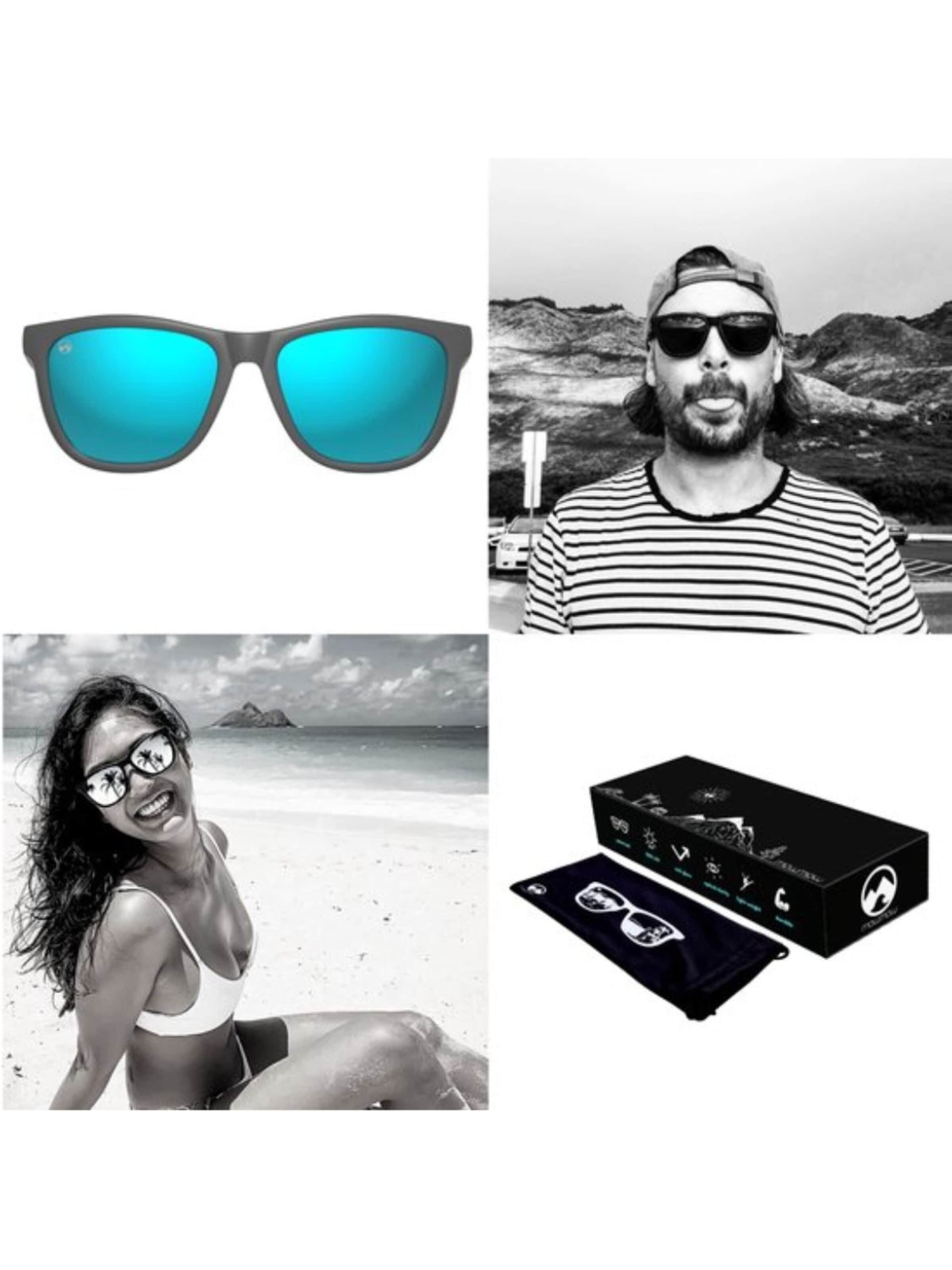 Mowmow - Gafas de sol deportivas 'MowMow Opal LIMITED Sunglasses - Polarized - Men - Women' en azul
