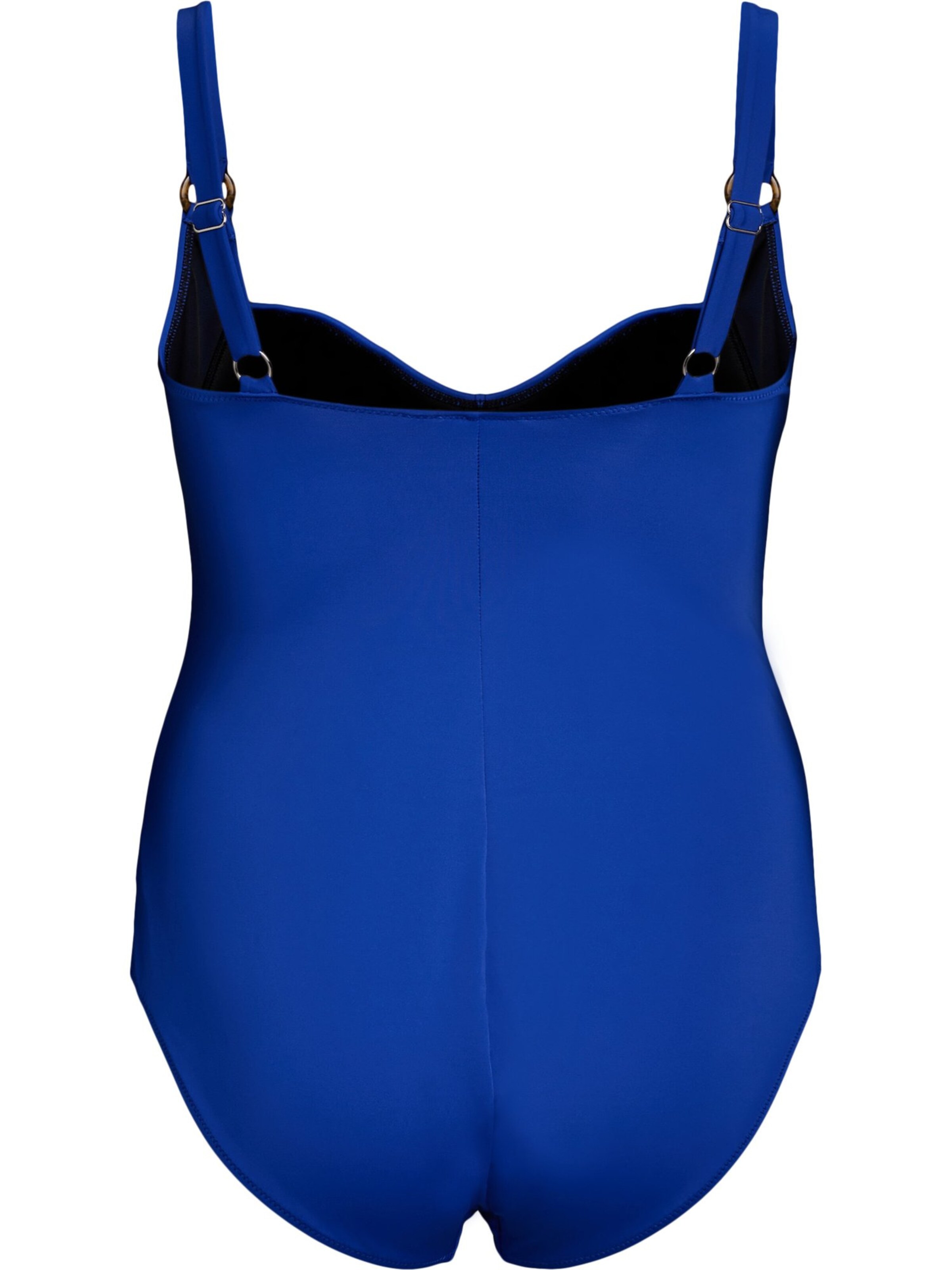 Swim by Zizzi Bralette Swimsuit 'CASDENIA' in Blue