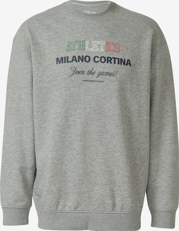 s.Oliver Sweatshirt in Grey: front