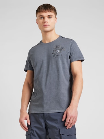 Maglietta di CAMP DAVID in grigio: frontale