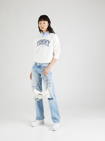 Tommy Jeans Sweatshirt in Weiß