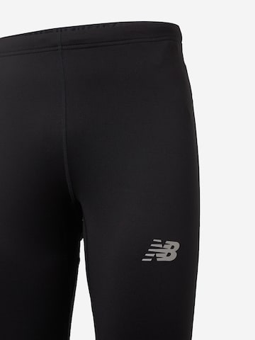 new balance Skinny Sporthose in Schwarz