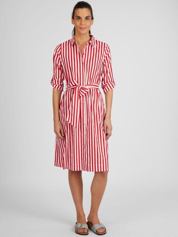 Lovely Sisters Shirt Dress 'Kali' in Red: front