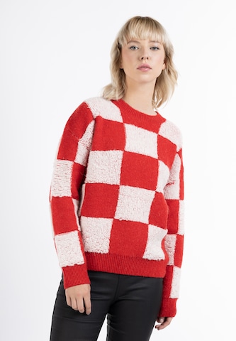 Pull-over myMo ROCKS en rouge : devant