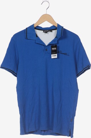 Just Cavalli Poloshirt L in Blau: predná strana