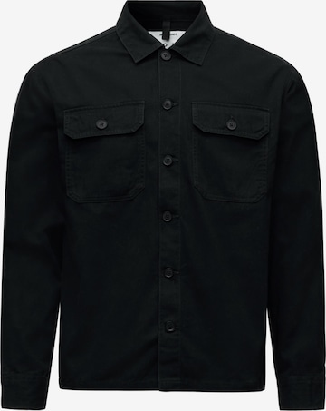 JACK & JONES Regular Fit Paita 'JCOFUSION CLASSIC' värissä musta: etupuoli